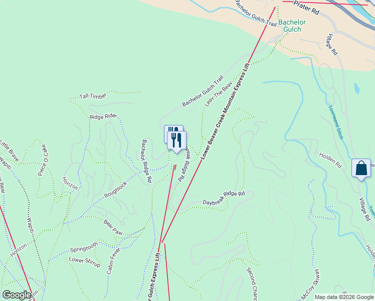 map of restaurants, bars, coffee shops, grocery stores, and more near 94 Daybreak Ridge Rd in Avon