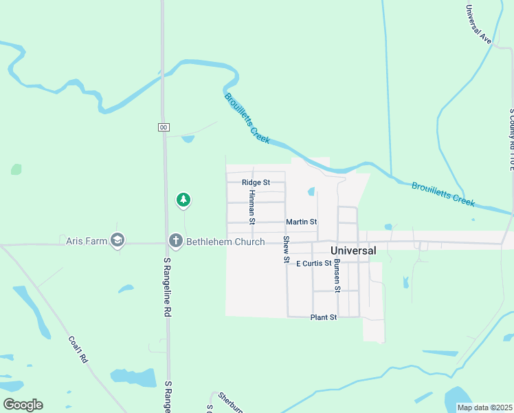 map of restaurants, bars, coffee shops, grocery stores, and more near 305 Davis Street in Clinton