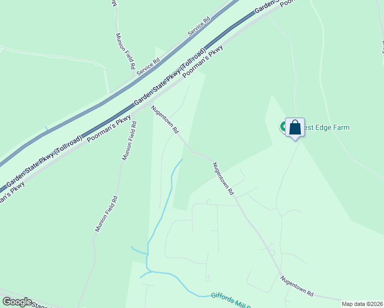 map of restaurants, bars, coffee shops, grocery stores, and more near 940-948 Nugentown Road in Little Egg Harbor Township