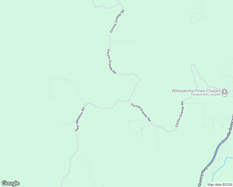 map of restaurants, bars, coffee shops, grocery stores, and more near 709 Encina Grande Road in Berry Creek