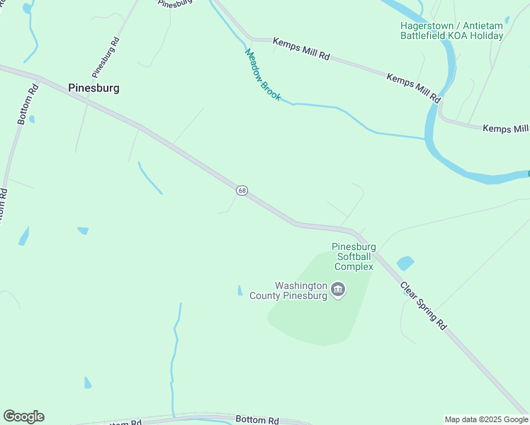 map of restaurants, bars, coffee shops, grocery stores, and more near 15143 Clear Spring Road in Williamsport
