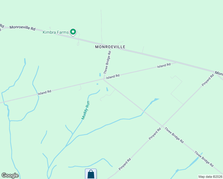 map of restaurants, bars, coffee shops, grocery stores, and more near 31 Three Bridge Road in Upper Pittsgrove