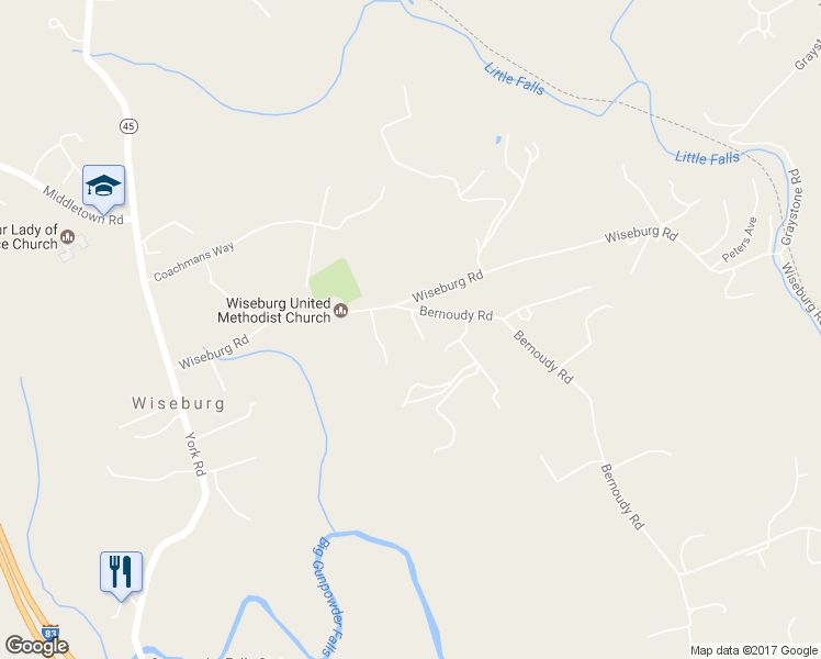 map of restaurants, bars, coffee shops, grocery stores, and more near 901 Bernoudy Road in White Hall