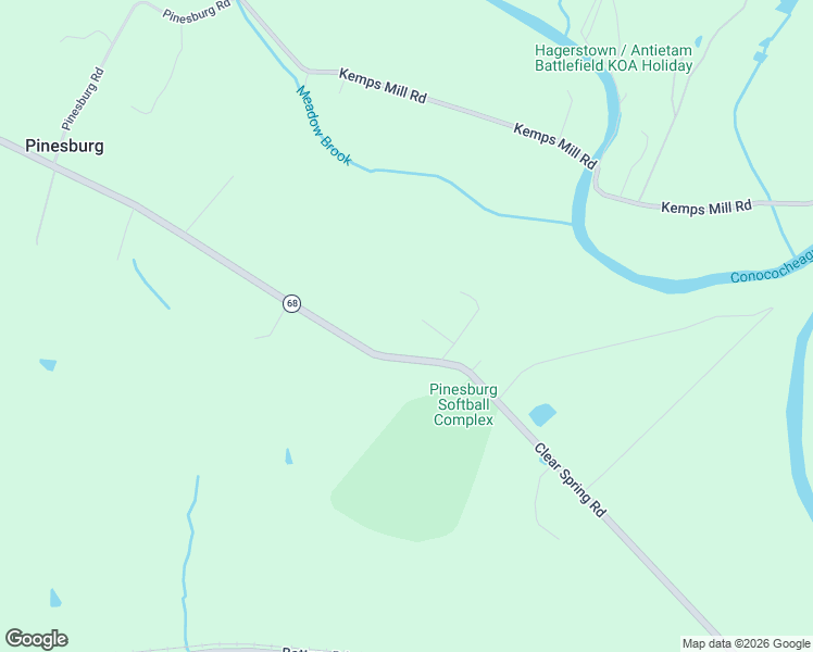 map of restaurants, bars, coffee shops, grocery stores, and more near 15203 Saber Lane in Williamsport