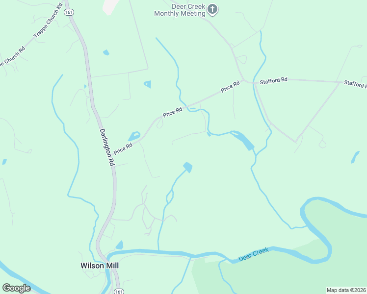 map of restaurants, bars, coffee shops, grocery stores, and more near 2239 Price Road in Darlington