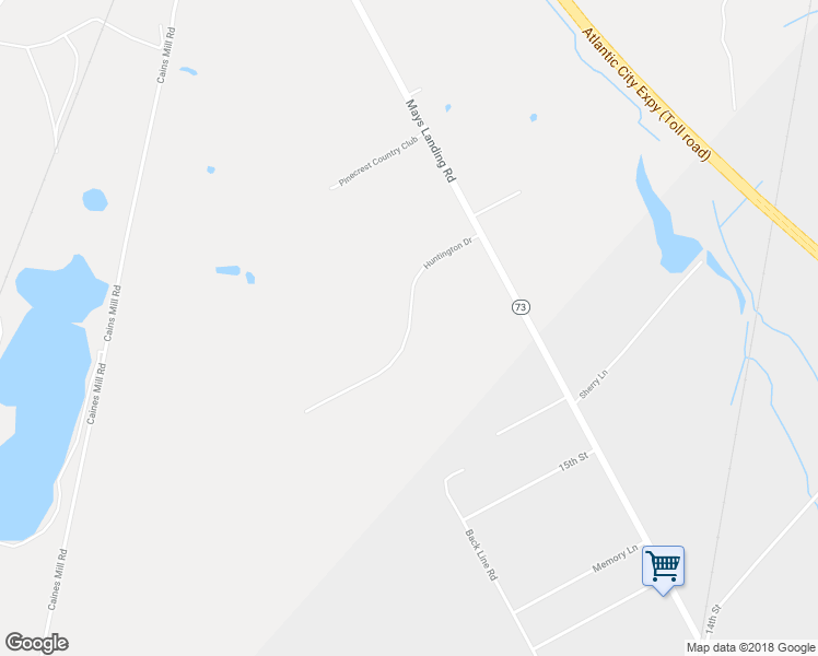 map of restaurants, bars, coffee shops, grocery stores, and more near 108 Huntington Drive in Hammonton