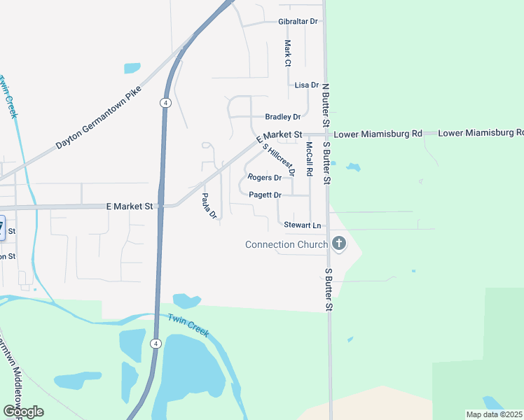 map of restaurants, bars, coffee shops, grocery stores, and more near 112 Pagett Drive in Germantown