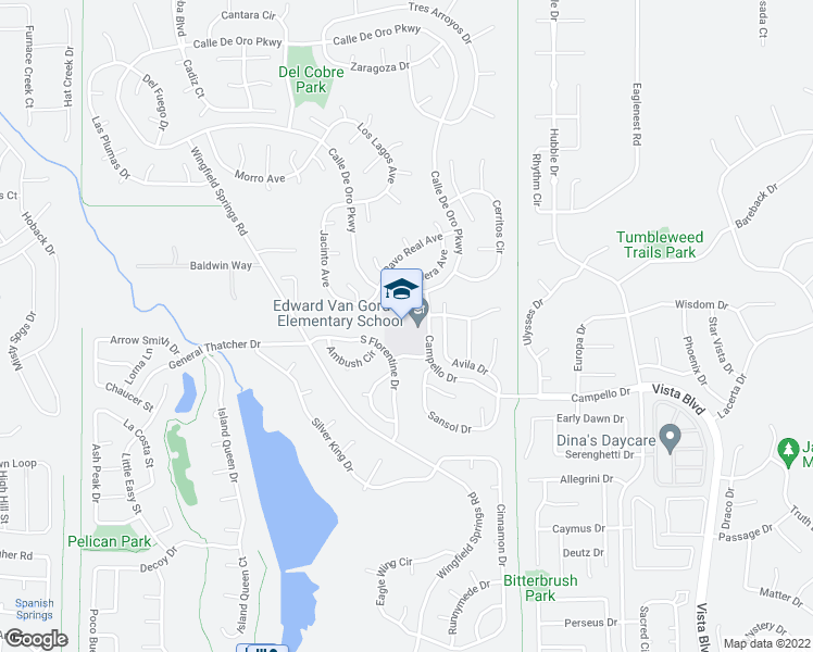 map of restaurants, bars, coffee shops, grocery stores, and more near 7650 Campello Drive in Sparks