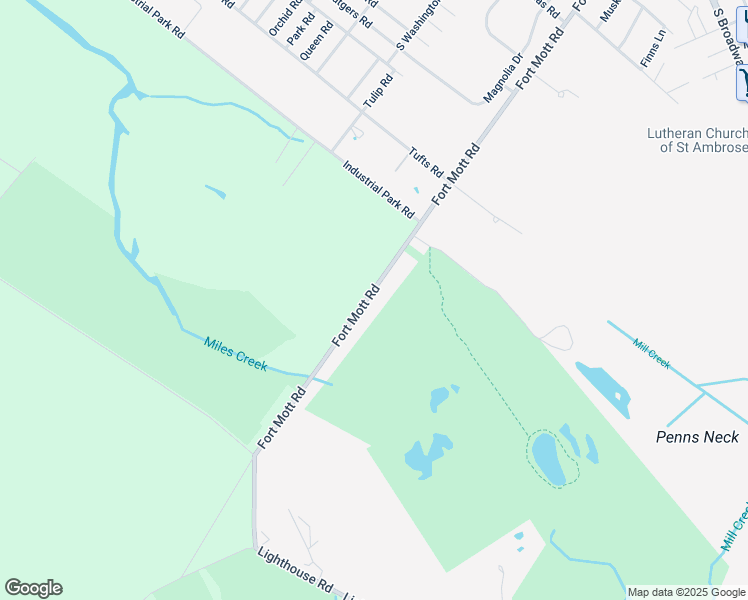 map of restaurants, bars, coffee shops, grocery stores, and more near 211 Fort Mott Road in Salem County