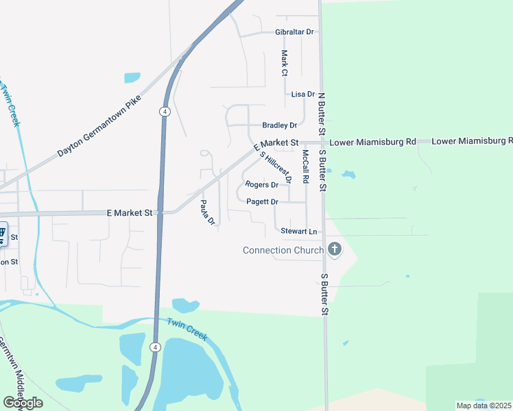 map of restaurants, bars, coffee shops, grocery stores, and more near 112 Pagett Drive in Germantown