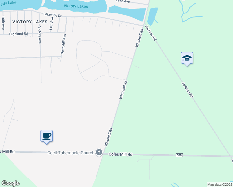 map of restaurants, bars, coffee shops, grocery stores, and more near 983 Whitehall Road in Monroe