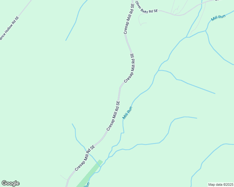 map of restaurants, bars, coffee shops, grocery stores, and more near 12515 Cresap Mill Road Southeast in Oldtown