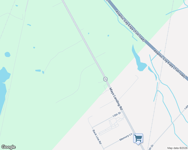 map of restaurants, bars, coffee shops, grocery stores, and more near 931 Mays Landing Road in Hammonton