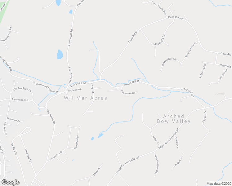 map of restaurants, bars, coffee shops, grocery stores, and more near 4495 Gross Mill Road in Hampstead