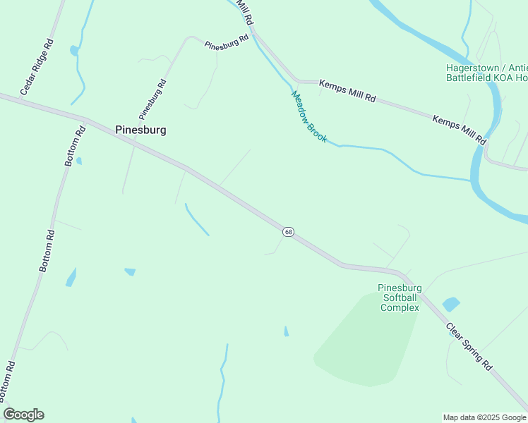 map of restaurants, bars, coffee shops, grocery stores, and more near 15030 Clear Spring Road in Williamsport
