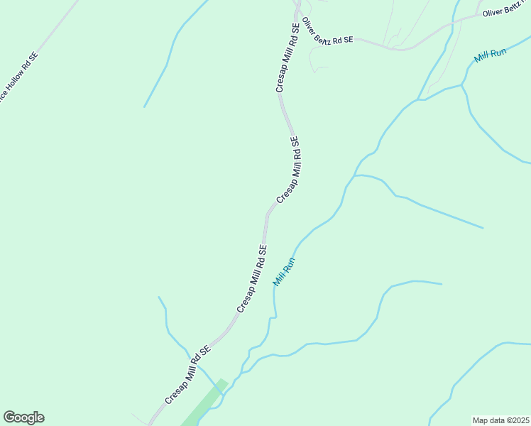 map of restaurants, bars, coffee shops, grocery stores, and more near 12515 Cresap Mill Road Southeast in Oldtown