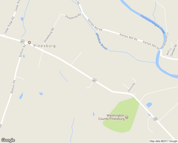 map of restaurants, bars, coffee shops, grocery stores, and more near 15034 Clear Spring Road in Williamsport