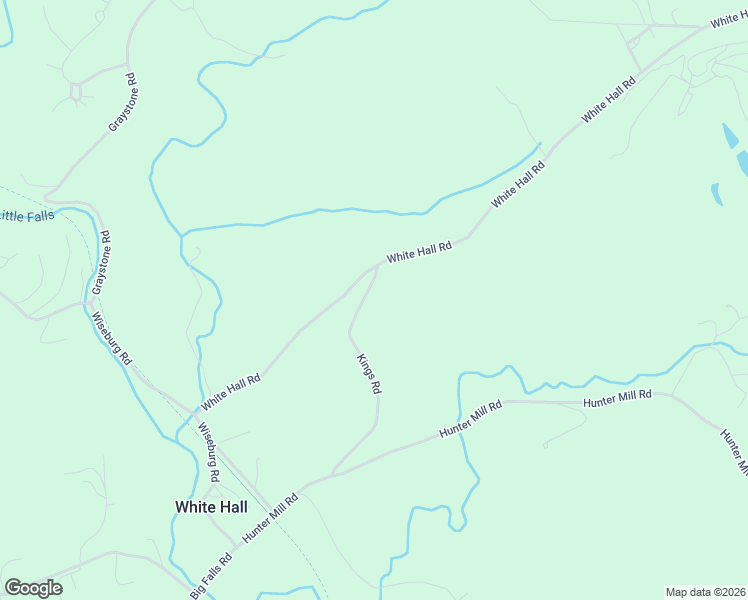 map of restaurants, bars, coffee shops, grocery stores, and more near 18315 Kings Road in White Hall