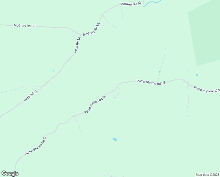 map of restaurants, bars, coffee shops, grocery stores, and more near 820 Pump Station Road Southeast in Sugar Grove