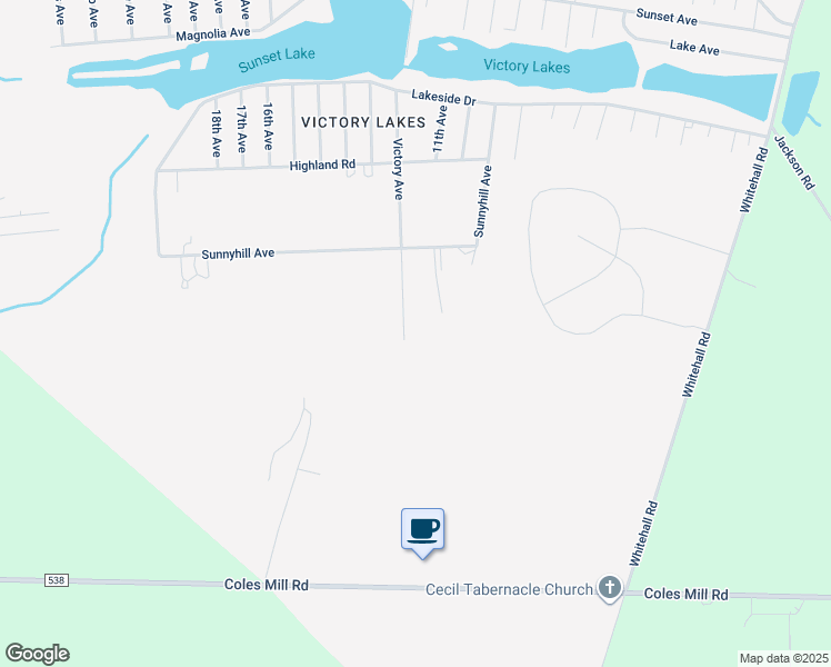 map of restaurants, bars, coffee shops, grocery stores, and more near 1692 Victory Avenue in Monroe