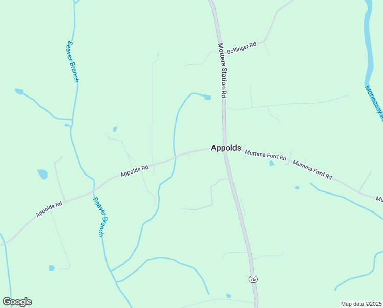 map of restaurants, bars, coffee shops, grocery stores, and more near 9809 Appolds Road in Rocky Ridge