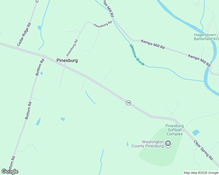 map of restaurants, bars, coffee shops, grocery stores, and more near 15014 Clear Spring Road in Williamsport