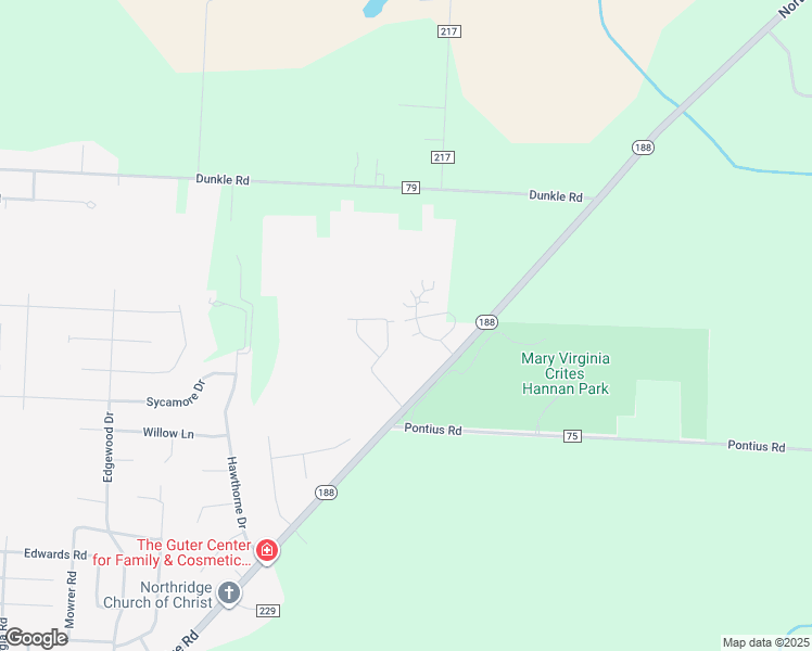 map of restaurants, bars, coffee shops, grocery stores, and more near 1191 Trotter Lane in Circleville