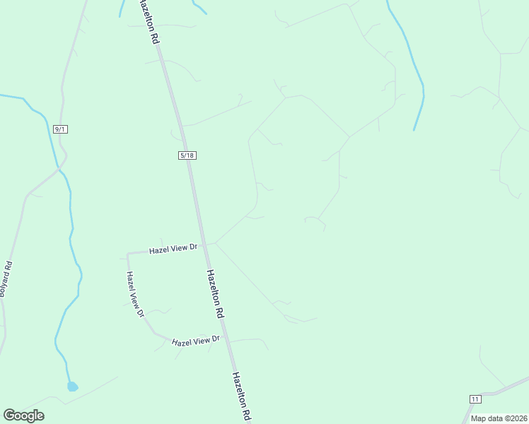 map of restaurants, bars, coffee shops, grocery stores, and more near 166 Hazelwood Drive in Bruceton Mills