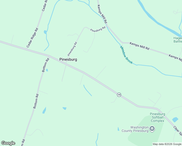 map of restaurants, bars, coffee shops, grocery stores, and more near 14910 Clear Spring Road in Williamsport