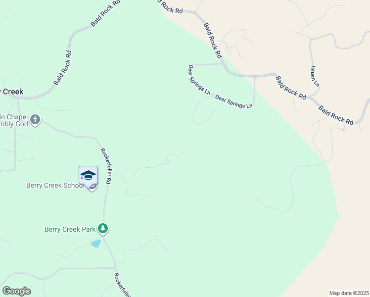 map of restaurants, bars, coffee shops, grocery stores, and more near 41 Raccoon Road in Berry Creek