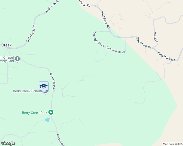 map of restaurants, bars, coffee shops, grocery stores, and more near 41 Raccoon Road in Berry Creek