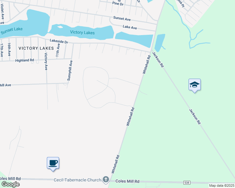map of restaurants, bars, coffee shops, grocery stores, and more near 3598 Yarmouth Lane in Monroe