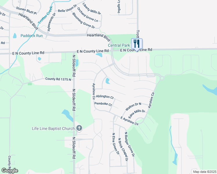 map of restaurants, bars, coffee shops, grocery stores, and more near 6260 Runnymede Court in Morgan County