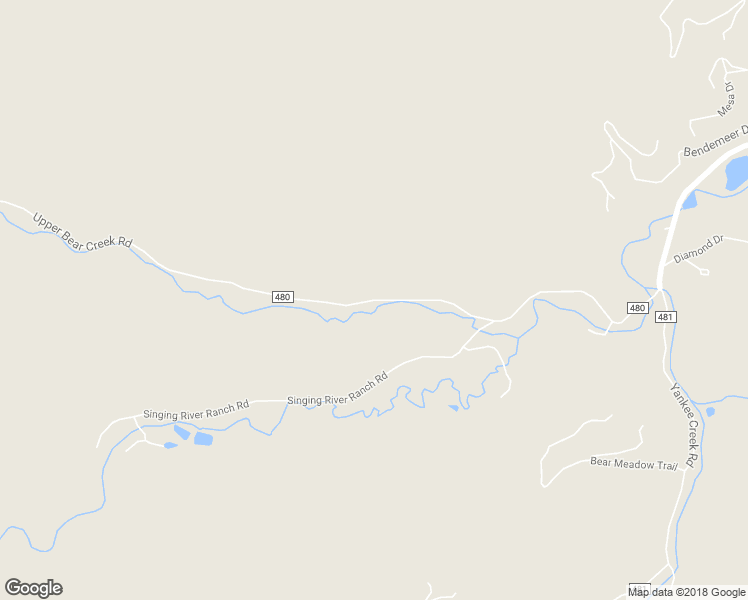 map of restaurants, bars, coffee shops, grocery stores, and more near 3312 Upper Bear Creek Road in Evergreen