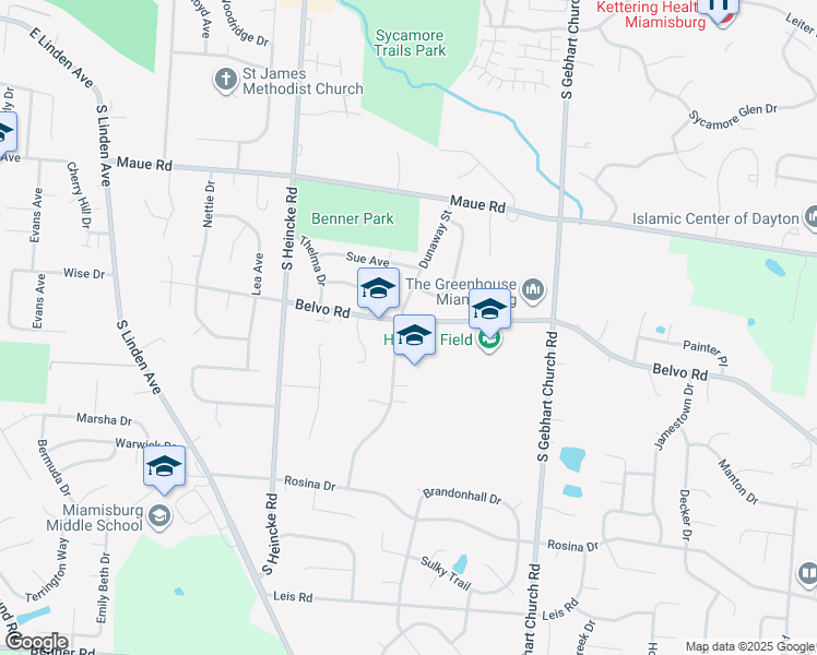 1804 Belvo Road, Miamisburg OH Walk Score