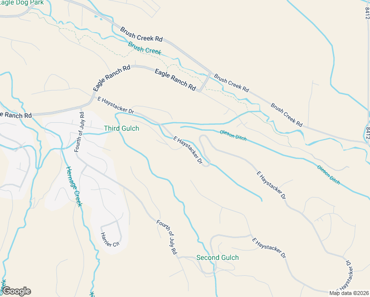 map of restaurants, bars, coffee shops, grocery stores, and more near 17 Harvester Court in Eagle