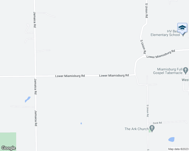 map of restaurants, bars, coffee shops, grocery stores, and more near 7600 Lower Miamisburg Road in Miamisburg