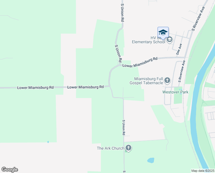 map of restaurants, bars, coffee shops, grocery stores, and more near 7150 Lower Miamisburg Road in Miamisburg