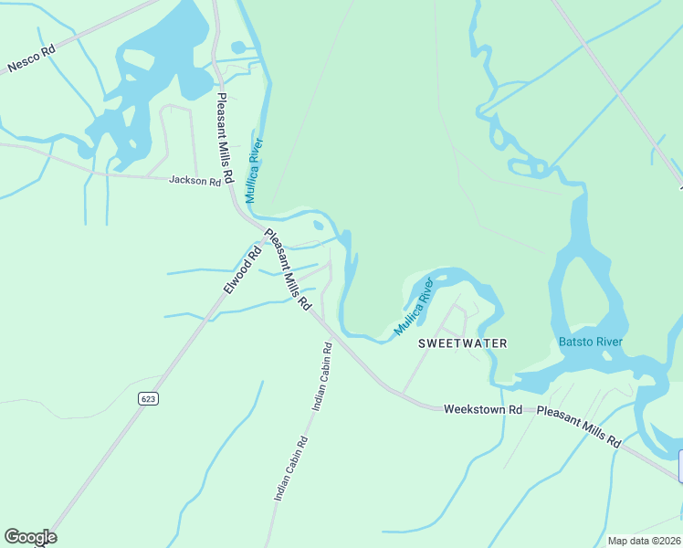 map of restaurants, bars, coffee shops, grocery stores, and more near 4534 Indian Cabin Terrace in Hammonton