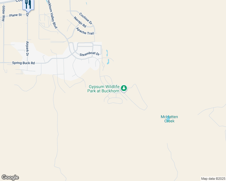 map of restaurants, bars, coffee shops, grocery stores, and more near Buckhorn Valley Boulevard in Gypsum