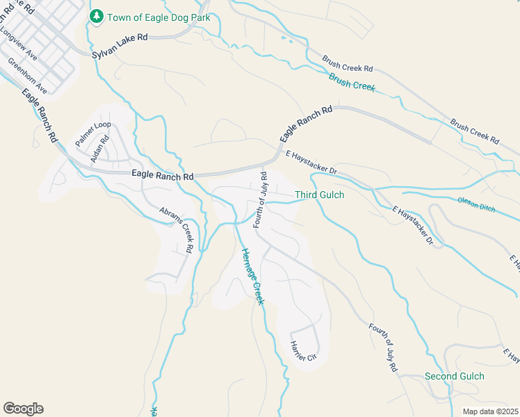 map of restaurants, bars, coffee shops, grocery stores, and more near 4th of July Road in Eagle