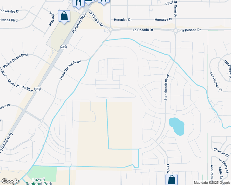 map of restaurants, bars, coffee shops, grocery stores, and more near 7600 Stonebrook Parkway in Sparks