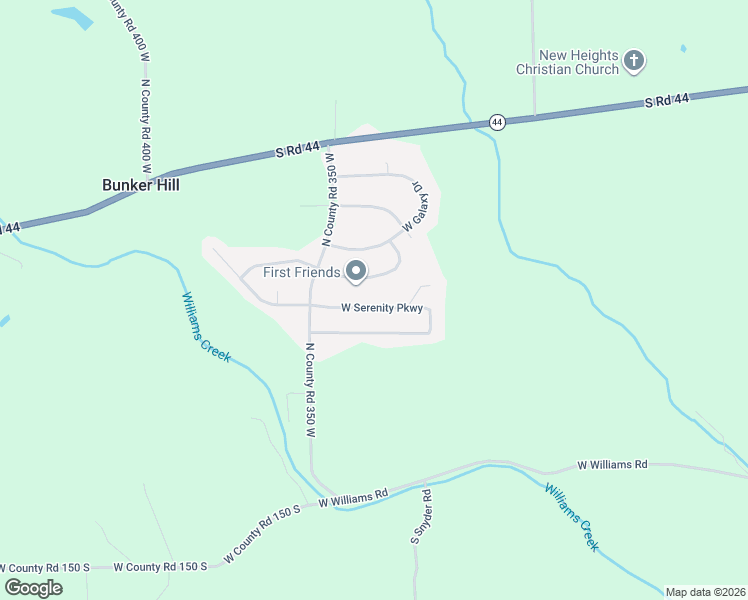 map of restaurants, bars, coffee shops, grocery stores, and more near 3401 West Starlight Drive in Connersville