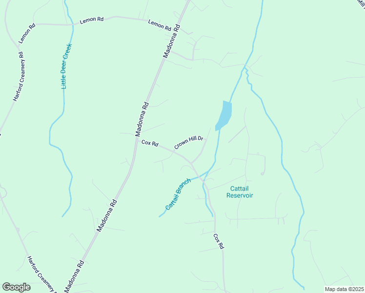 map of restaurants, bars, coffee shops, grocery stores, and more near 4103 Crown Hill Drive in Jarrettsville