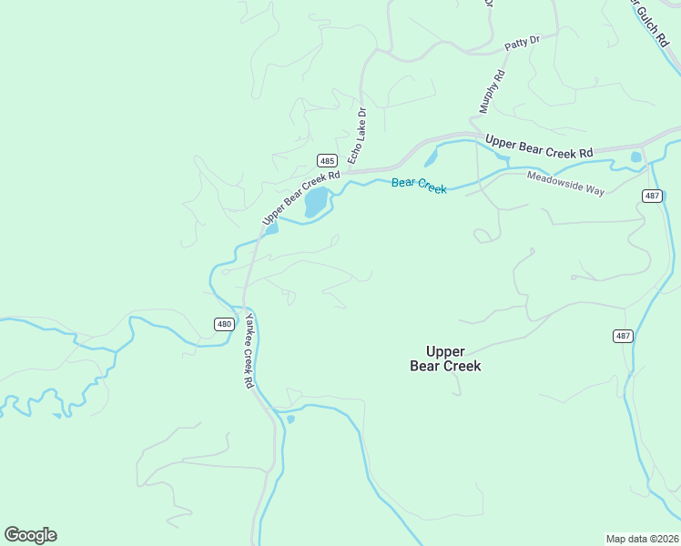 map of restaurants, bars, coffee shops, grocery stores, and more near 284 Diamond Drive in Evergreen