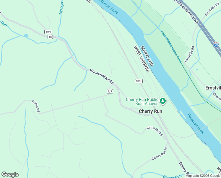 map of restaurants, bars, coffee shops, grocery stores, and more near 71 Fulton Road in Hedgesville