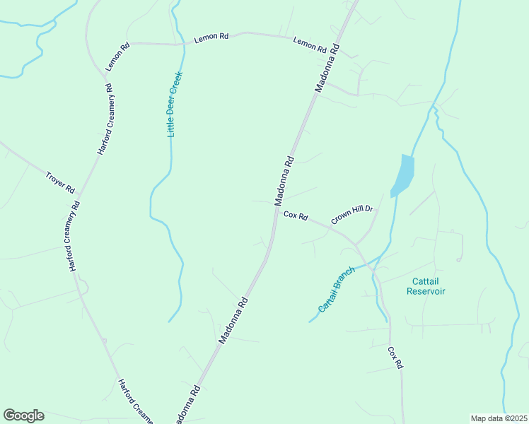 map of restaurants, bars, coffee shops, grocery stores, and more near 4090 Madonna Rd in Jarrettsville
