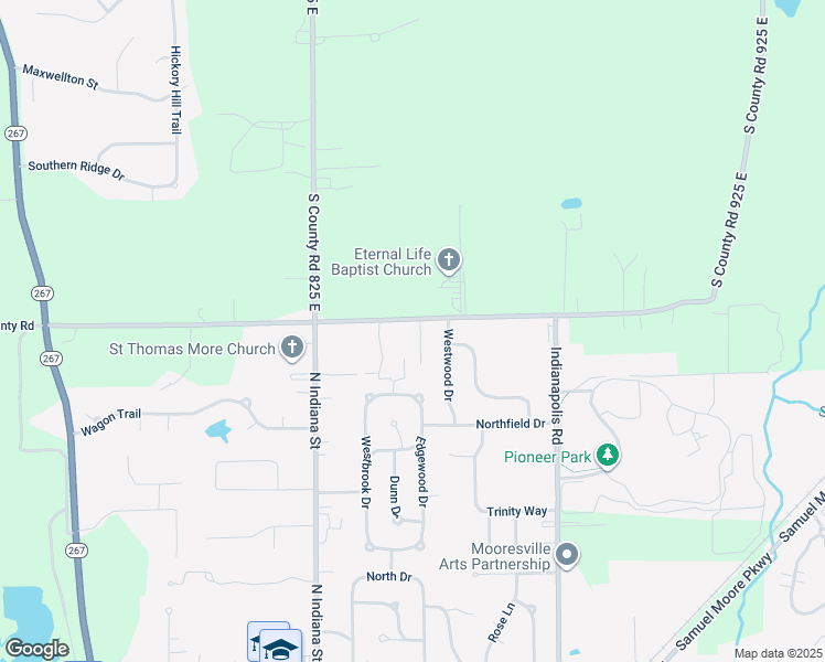 map of restaurants, bars, coffee shops, grocery stores, and more near 1228 Northpoint Drive in Mooresville