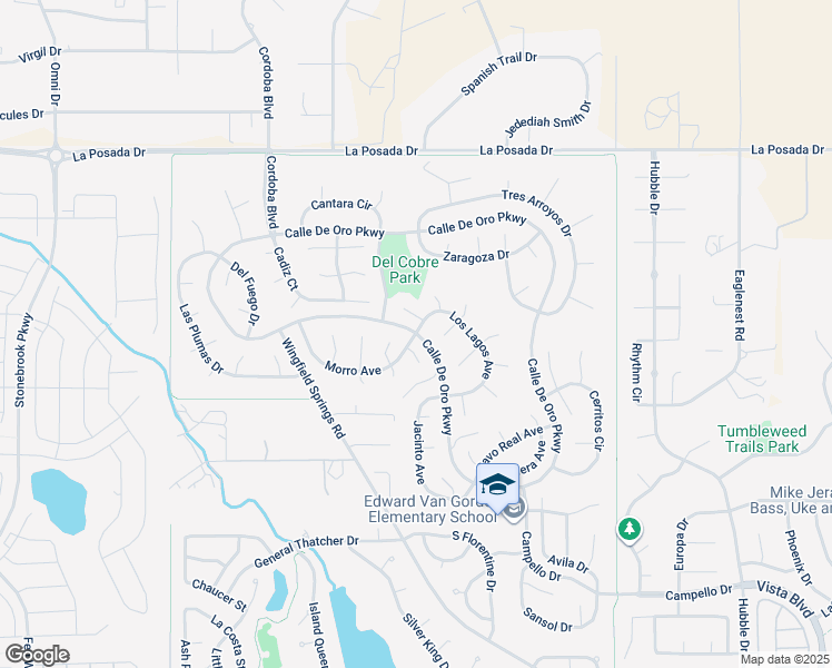 map of restaurants, bars, coffee shops, grocery stores, and more near Calle De Oro Pkwy & Morro Ave in Sparks