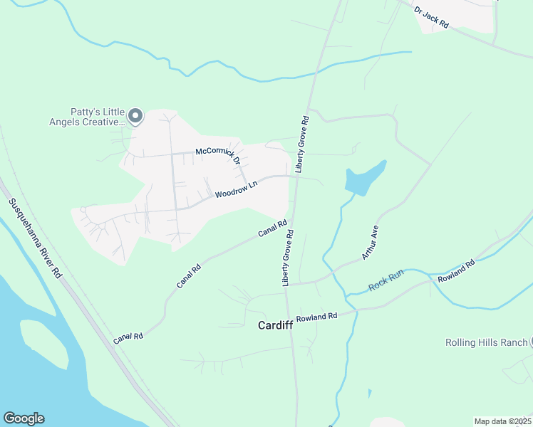 map of restaurants, bars, coffee shops, grocery stores, and more near 277 Canal Road in Port Deposit